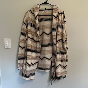 Maurice’s hooded cardigan with pockets size XXL worn only a few times